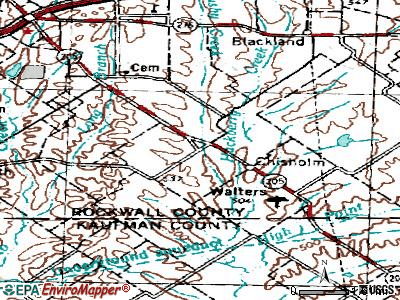 McLendon-Chisholm topographic map