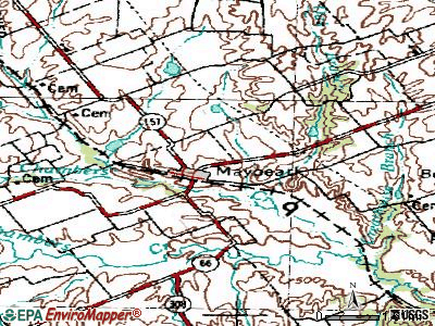 Maypearl topographic map