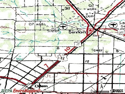 Morgan Farm Area topographic map