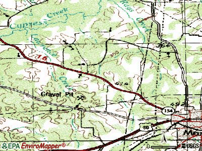 Nesbitt topographic map
