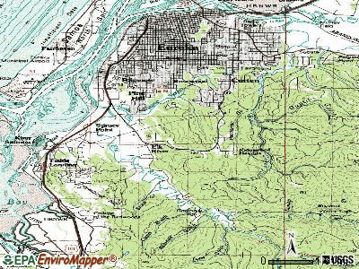 Pine Hills topographic map