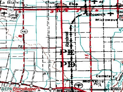 Olivarez topographic map