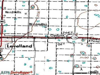 Opdyke West topographic map