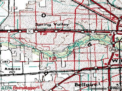 Piney Point Village topographic map