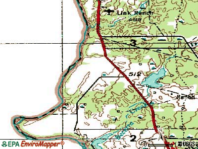 Rio Bravo topographic map