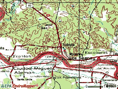 Roma Creek topographic map