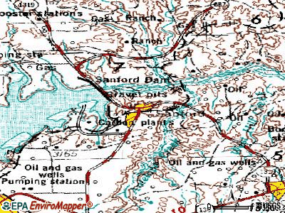 Sanford topographic map