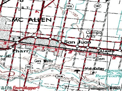 San Juan topographic map