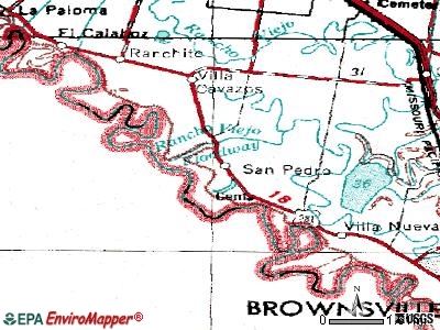 San Pedro topographic map