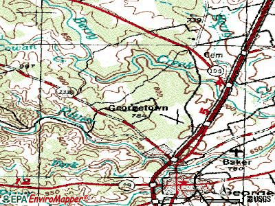 Serenada topographic map