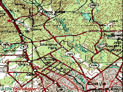 Shavano Park topographic map