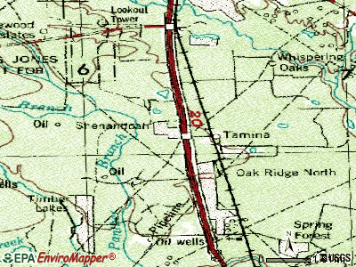 Shenandoah topographic map