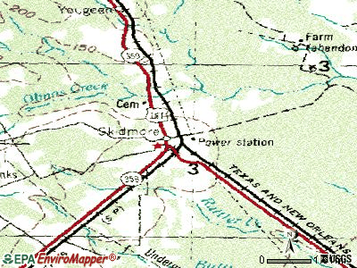 Skidmore topographic map
