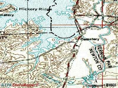 South Toledo Bend topographic