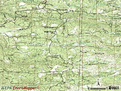 Rail Road Flat topographic map