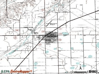Spearman topographic map
