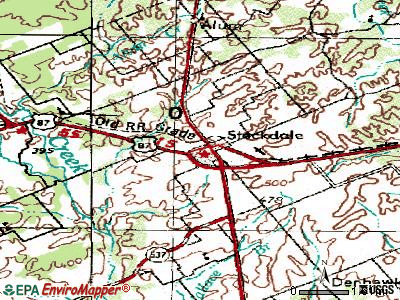 Stockdale topographic map