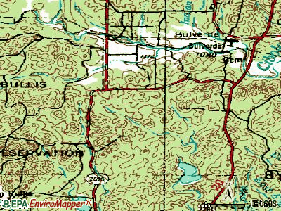Timberwood Park topographic map