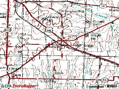 Trenton topographic map
