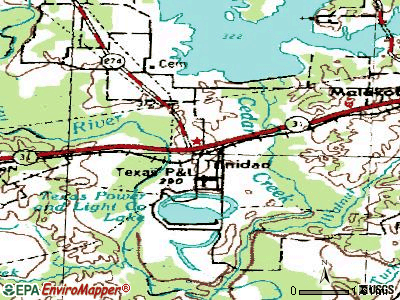 Trinidad topographic map