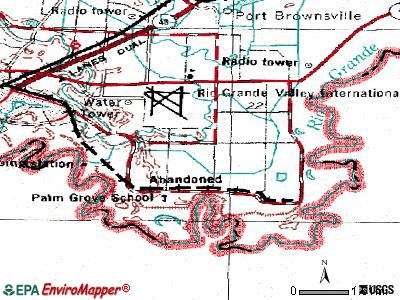 Villa Pancho topographic map
