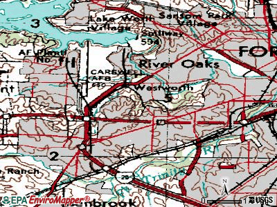 Westover Hills topographic map