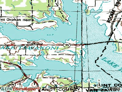 West Tawakoni topographic map