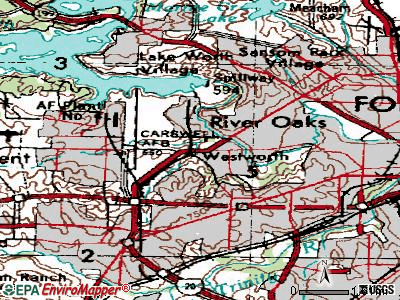 Westworth Village topographic map