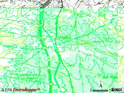 Willis topographic map