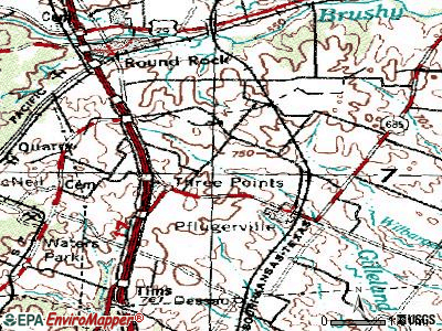Windemere topographic map