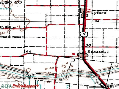 Zapata Ranch topographic map