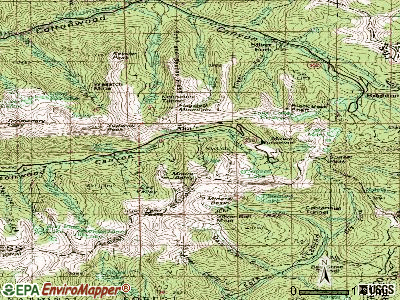Alta topographic map