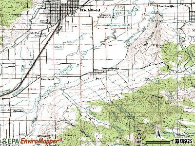 Annabella topographic map