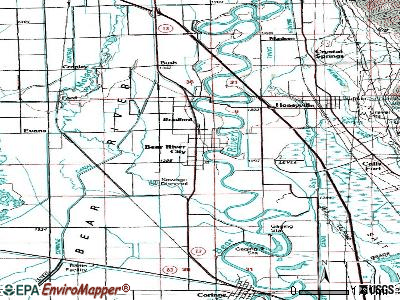 map of utah rivers. River City topographic map