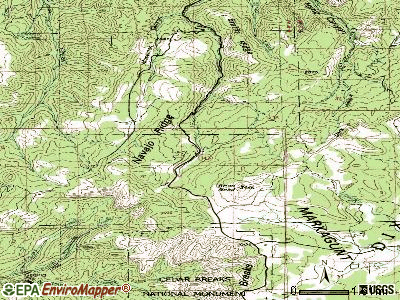 Brian Head topographic map