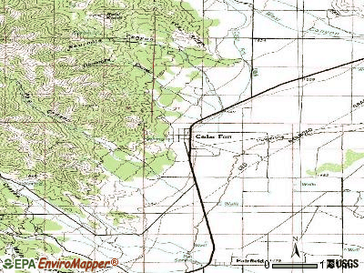 Cedar Fort topographic map