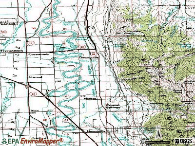 Deweyville topographic map