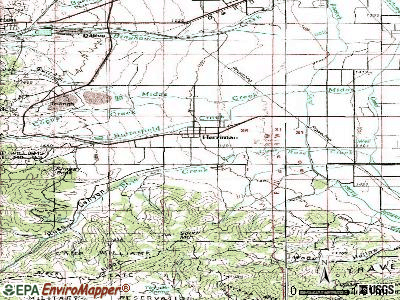 Herriman topographic map