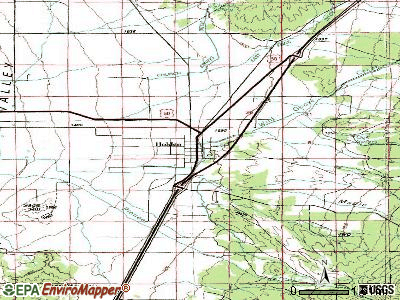 Holden topographic map