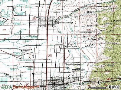 Hyde park utah map