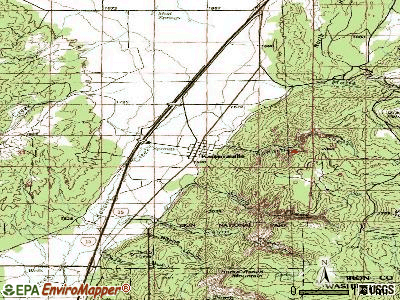 Kanarraville topographic map