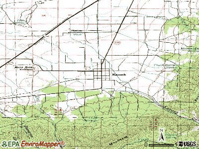 Kanosh topographic map