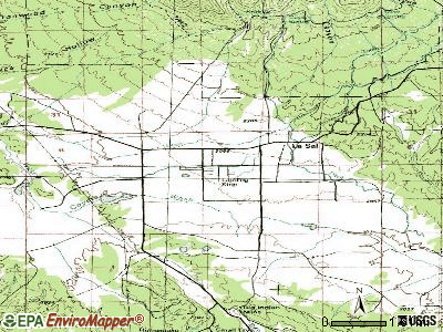 La Sal topographic map