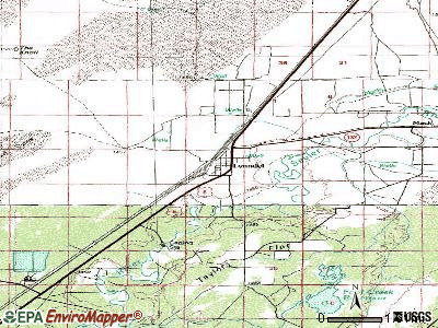 Lynndyl topographic map