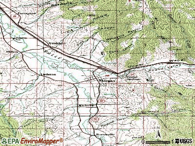 Morgan topographic map