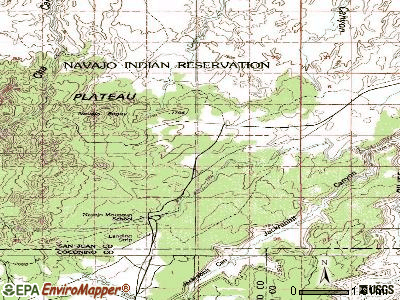 Navajo Mountain topographic map