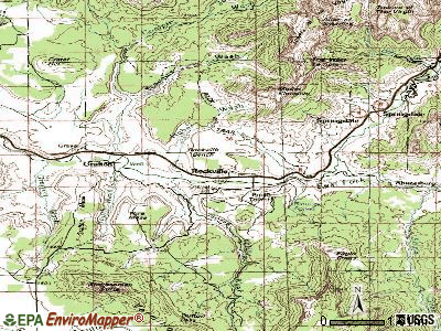 Rockville topographic map