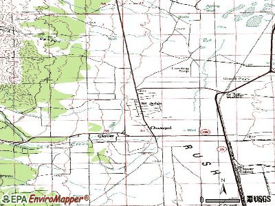 Rush Valley topographic map