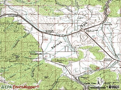 South Snyderville Basin topographic map