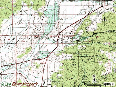 Sterling topographic map